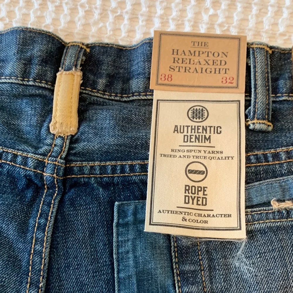 Polo by Ralph Lauren Patchwork Distressed Blue Men's Jeans - Picture 11 of 14